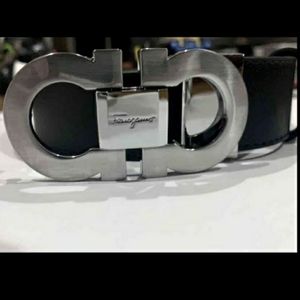 Silver buckle Salvatore Ferragamo belt